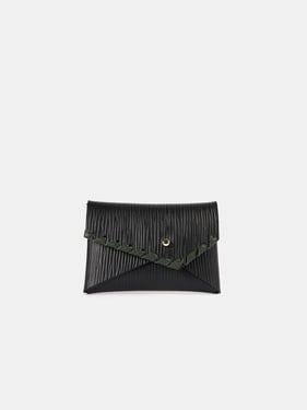 The Mini Purse - Black 1914 Grain