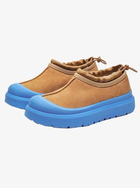 Thesupermade Thick-soled Fleece Fur Snow Boots - Blue / 36
