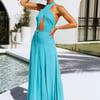 Vast Oceans Maxi Dress Aqua
