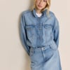 Blue Denim Oversized Jacket