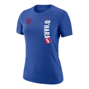 Women's Nike USWNT Vertical O'Hara Royal Tee / XL