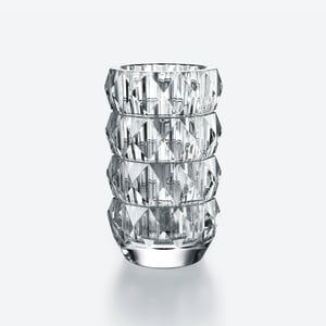 Louxor Round Vase M - Clear | Baccarat