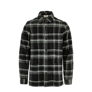 Fjallraven Ovik Wool Shirt Black / Dark Grey