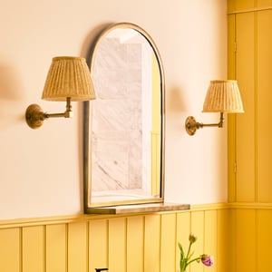 Hugo Mirror in Brass