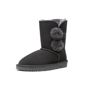 DREAM PAIRS  FuzzyChic Kid s Lolly  Sheepskin Fur Kids Boots
