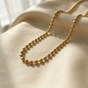 18ct Gold Plated Classic Ball Bead Extra Long Chain