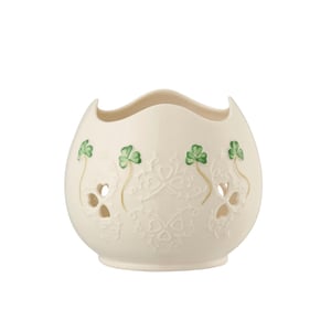 Belleek Classic Shamrock Lace Votive - Extra 25% off with LC25