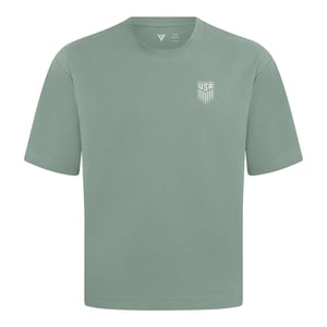 Men's Levelwear USMNT Luxe Knit Green Tee / 2X