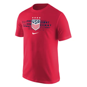 Men's Nike USWNT Repeated Red Tee / 2X