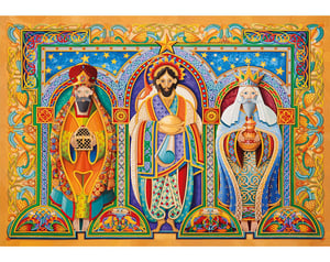 The Three Kings - Free Form Puzzle Cut