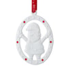 Belleek Living Jolly Santa Ornament