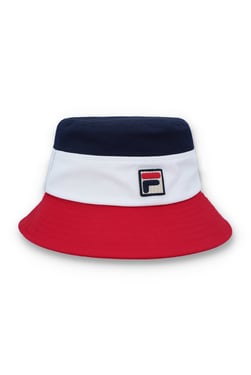 Marco Tri-Colour Bucket Hat - ONE / Red