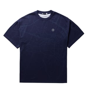 ST95 Lugano Map SS T-Shirt Navy
