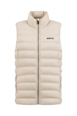 Weird Fish Atissa Lightweight Padded Gilet Egg Shell Size 8