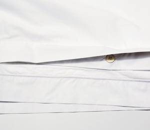 Percale Duvet Cover - King / Essential White