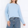 Winter Escape Knit Sweater Blue