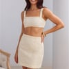 Endless Sunshine Crop Top Cream