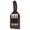 Leather Golf Tee Holder - Dark Brown