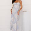 Luxurious High Tea Maxi Dress Blue