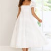 Honeysuckle Haven Maxi Dress White