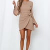 You For Me Dress Beige