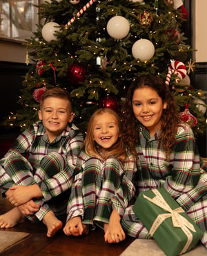 Forrest Kids Unisex Brushed Check Pyjama Set - 12-13