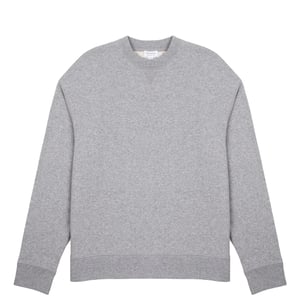 Sunspel Womens Loopback Sweatshirt Grey Melange