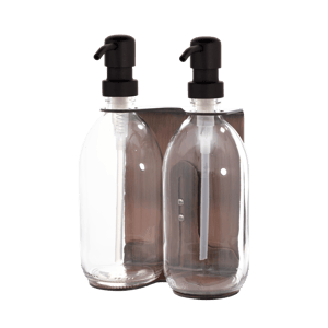 Copper Double Wall Mounted Soap Dispenser