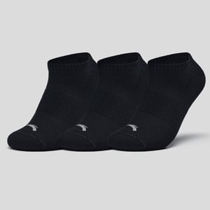 ANTA 3-Pack No-show Socks - Black / 24-26cm