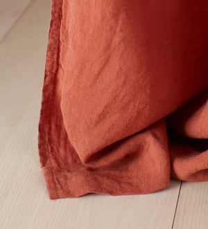Spice 100% Linen Loop Top Curtain (Single)