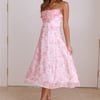 Fancy Day Midi Dress Pink