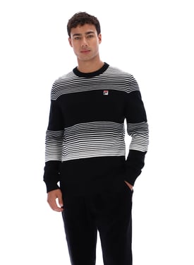 Connor Striped Knit Crew Neck - 4XL