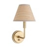 Polly Natural Brass Sconce Single