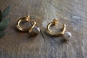 nkuku Marai Labradorite Earrings | Gifting | One Size | Labradorite & Gold