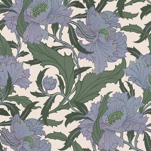 MINERVA Wallpaper - Periwinkle