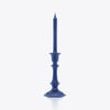 Harcourt Candlestick Candle - Blue | Baccarat