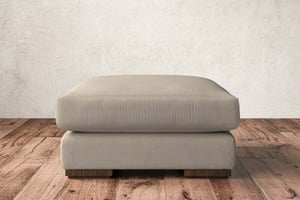 nkuku Guddu Dining Footstool | Make To Order | Medium | Recycled Cotton Stone