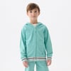 Boys Nile Blue Zip-Up Hoodie