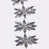 AKIRA Deco Rhinestone 4 Pk Clips