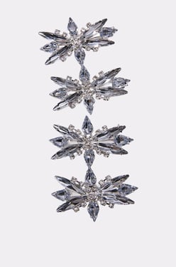 AKIRA Deco Rhinestone 4 Pk Clips