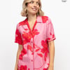 Pippa Womens Floral Print Pyjama Top - 16