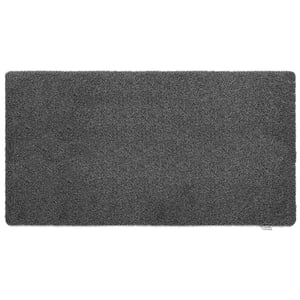 Plain Fleck - Charcoal Grey Runner - 80x150cm