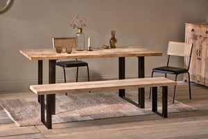 nkuku Fia Dining Table | Tables | Large | Natural Mango Wood
