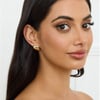 Simple Style Earrings Gold