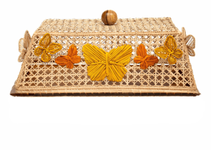 Mariposa Handwoven Iraca Dome Lid – Butterfly Food Cover