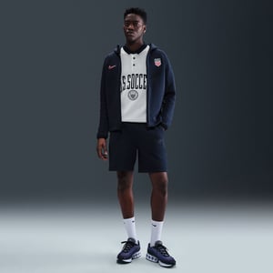 Men's Nike USA Tech Fleece Windrunner Full-Zip Navy Jacket / 2X