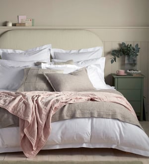 White Yarmouth 100% Cotton 800 Thread Count Flat Sheet