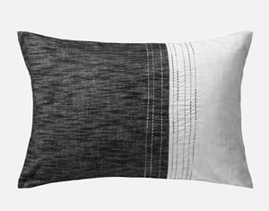 QE Home Tomas Pillow Sham, Geometric, Grey, King