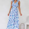 Extra Guest Maxi Dress Blue