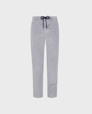 Vilebrequin - Men Elastic Waist Pants Velvet - Pant - Clemence - Grey - Size 36